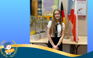 Finalistka Małopolskiego Konkursu Języka Niemieckiego