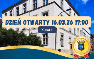 Dzień Otwarty Szkoły 16.03.2026 PONIEDZIAŁEK