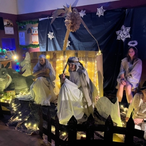 Żywa Szopka klasy 5B