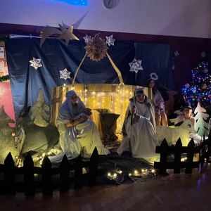 Żywa Szopka klasy 5B