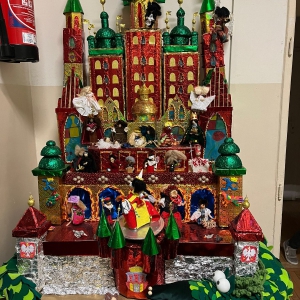 Szopka Krakowska wykonana przez klasę 3a 2023/24