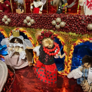 Szopka Krakowska wykonana przez klasę 3a 2023/24